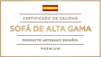 Certificado calidad Sofá Alta Gama Producto Artesano